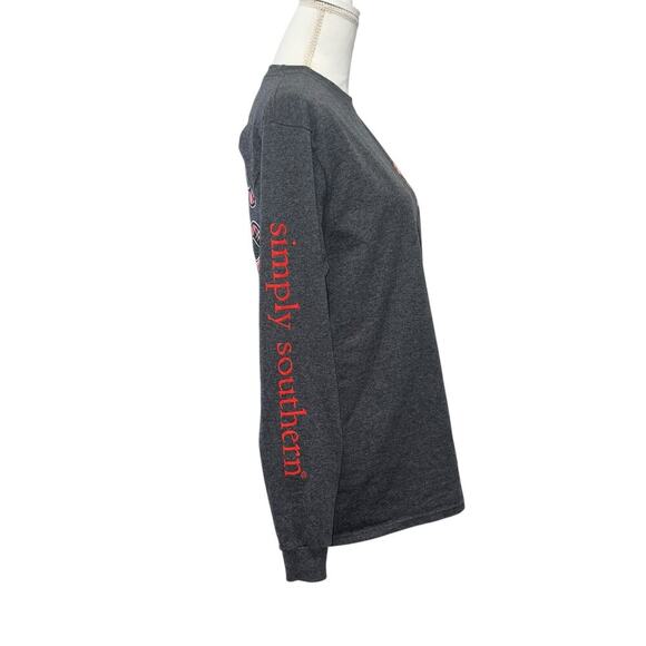 Simply Southern Womens Long Sleeve T-Shirt
Santa Christmas Ho Ho Ho Gray MED - Picture 8 of 10